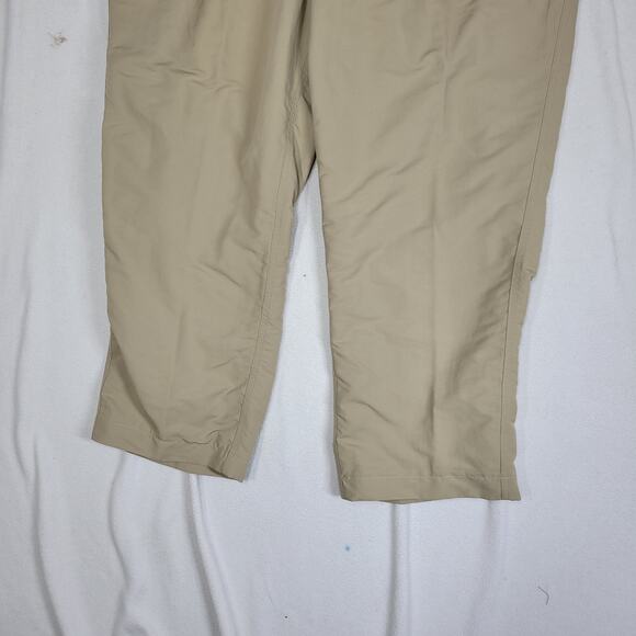 Patagonia Pants Mens XL Beige Zip Off Convertible Cargo Hiking Gorpcore Belted - Picture 3 of 11